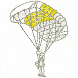 Paragliding Embroidery Design 9 Paragliding Embroidery Design 9